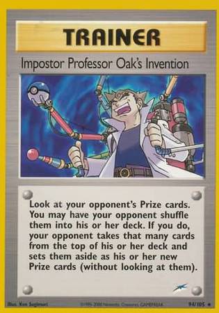 Impostor Professor Oak's Invention (94/105) [Neo Destiny Unlimited] | I Want That Stuff Brandon
