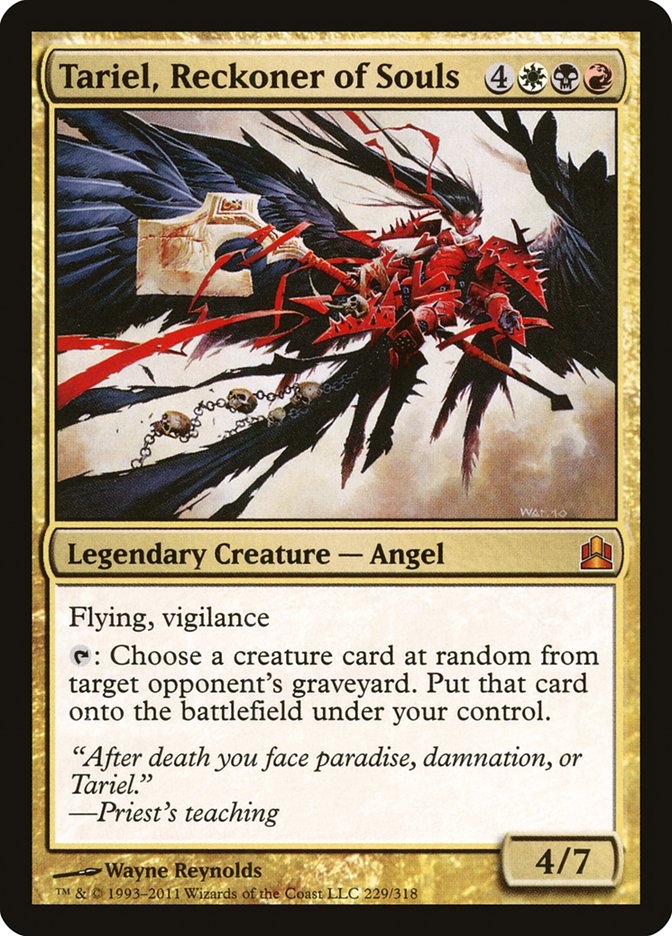 Tariel, Reckoner of Souls [Commander 2011] | I Want That Stuff Brandon