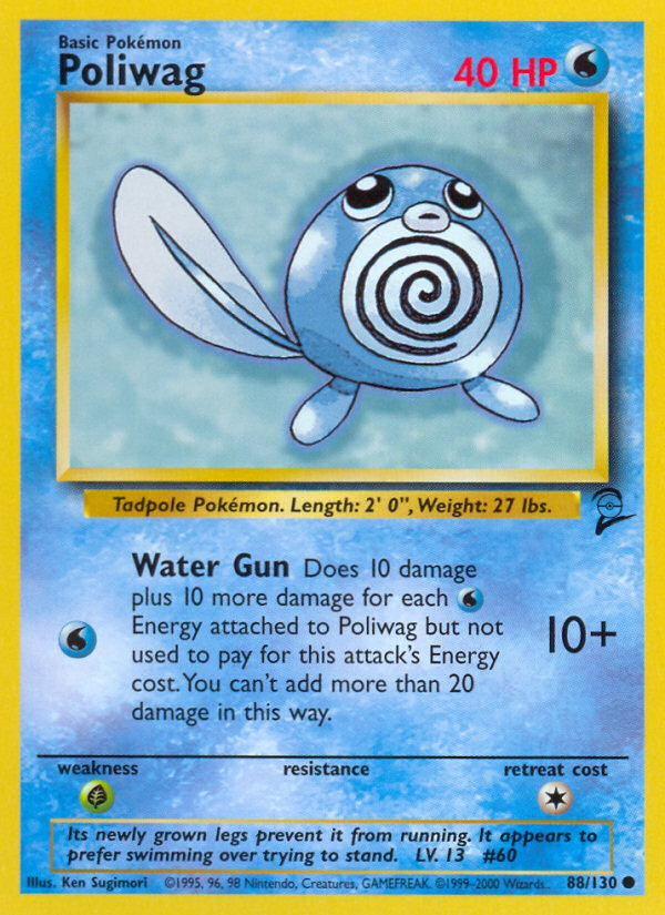 Poliwag (88/130) [Base Set 2] | I Want That Stuff Brandon