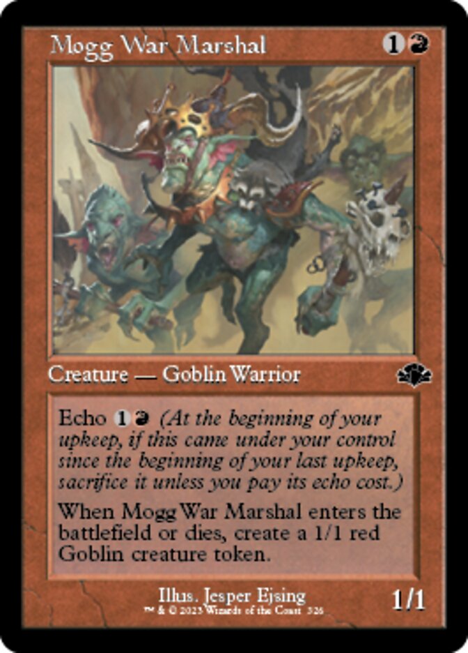 Mogg War Marshal (Retro) [Dominaria Remastered] | I Want That Stuff Brandon