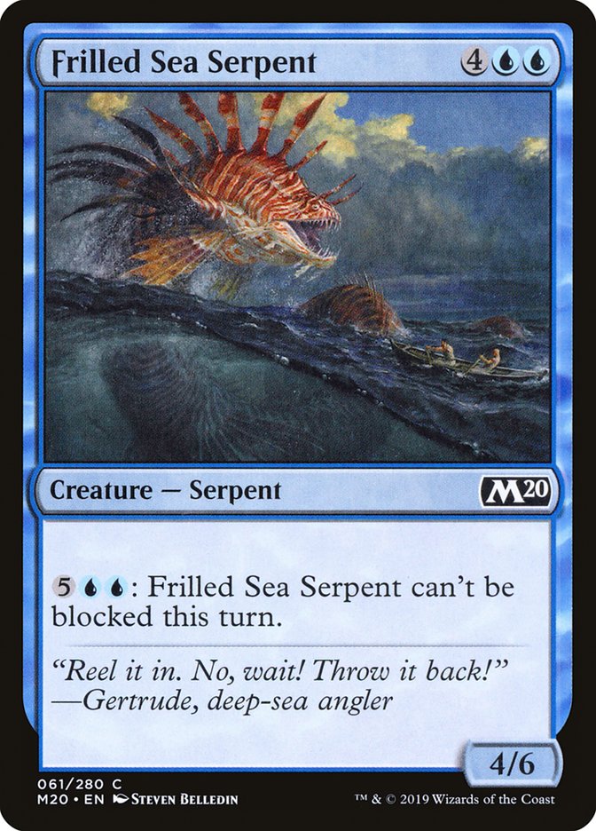 Frilled Sea Serpent [Core Set 2020] | I Want That Stuff Brandon