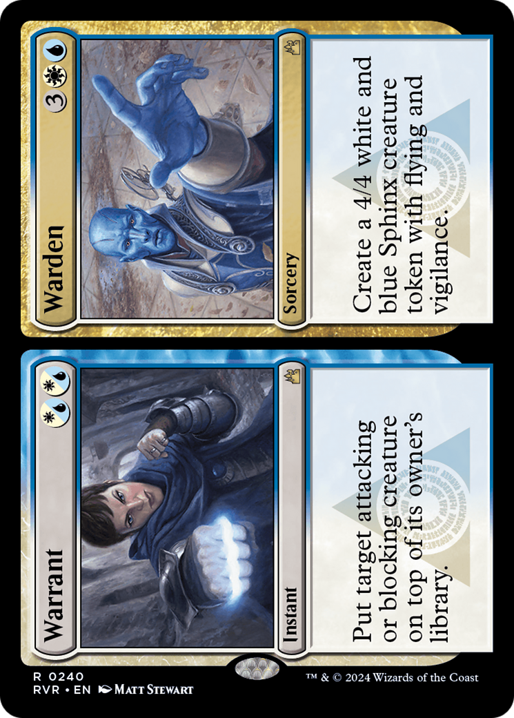 Warrant // Warden [Ravnica Remastered] | I Want That Stuff Brandon