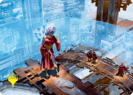 Universal Surveillance Art Card (Gold-Stamped Signature) [Kamigawa: Neon Dynasty Art Series] | I Want That Stuff Brandon