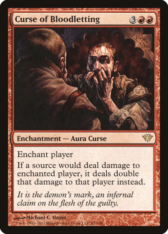 Curse of Bloodletting [Dark Ascension] | I Want That Stuff Brandon