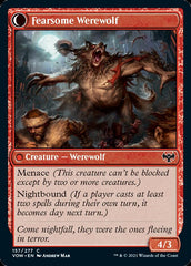 Fearful Villager // Fearsome Werewolf [Innistrad: Crimson Vow] | I Want That Stuff Brandon