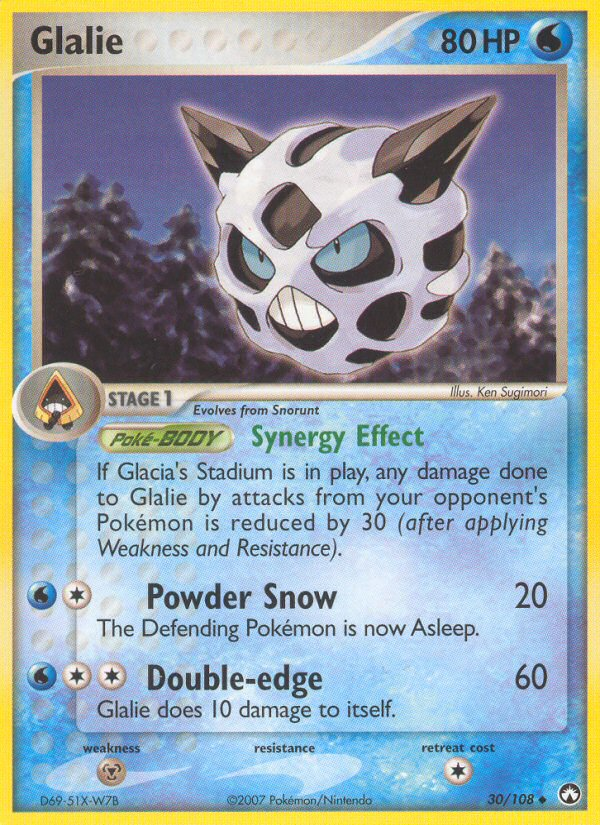 Glalie (30/108) [EX: Power Keepers] | I Want That Stuff Brandon