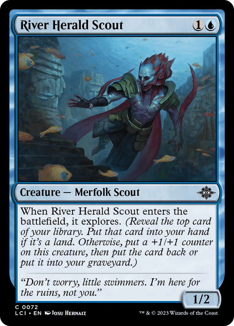River Herald Scout [The Lost Caverns of Ixalan] | I Want That Stuff Brandon