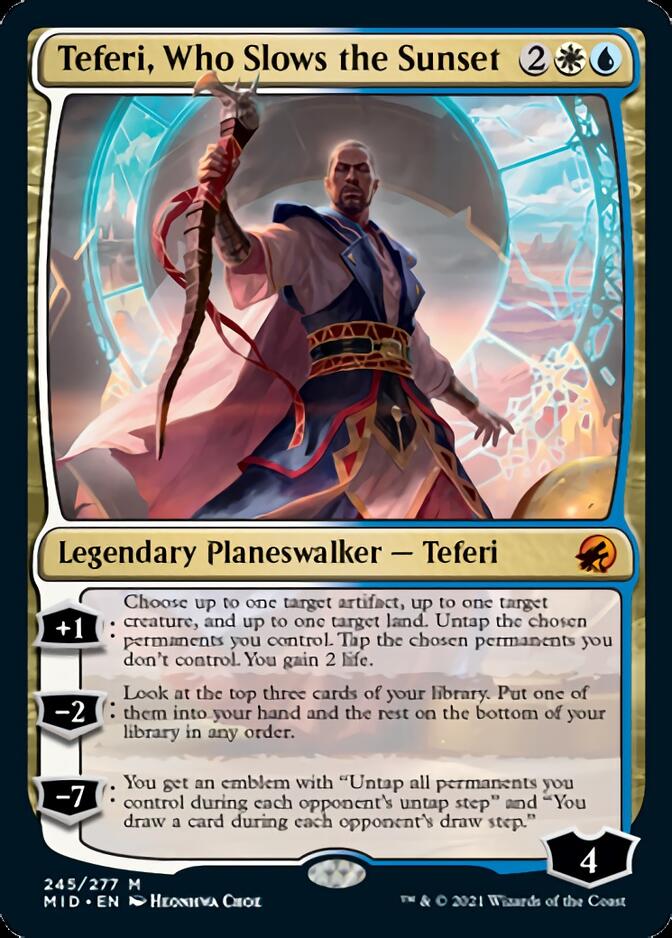 Teferi, Who Slows the Sunset [Innistrad: Midnight Hunt] | I Want That Stuff Brandon