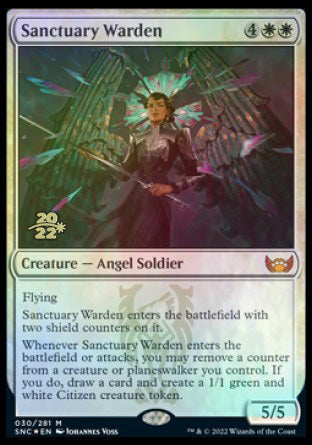 Sanctuary Warden [Streets of New Capenna Prerelease Promos] | I Want That Stuff Brandon