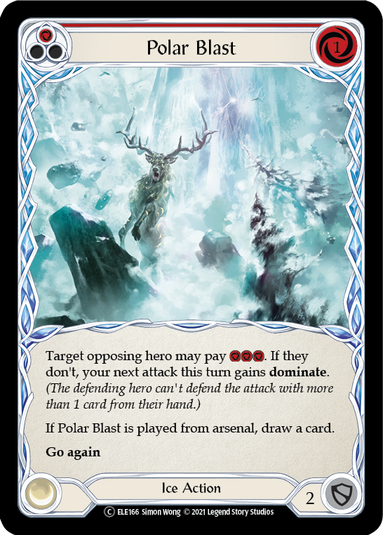 Polar Blast (Red) [U-ELE166] Unlimited Rainbow Foil | I Want That Stuff Brandon