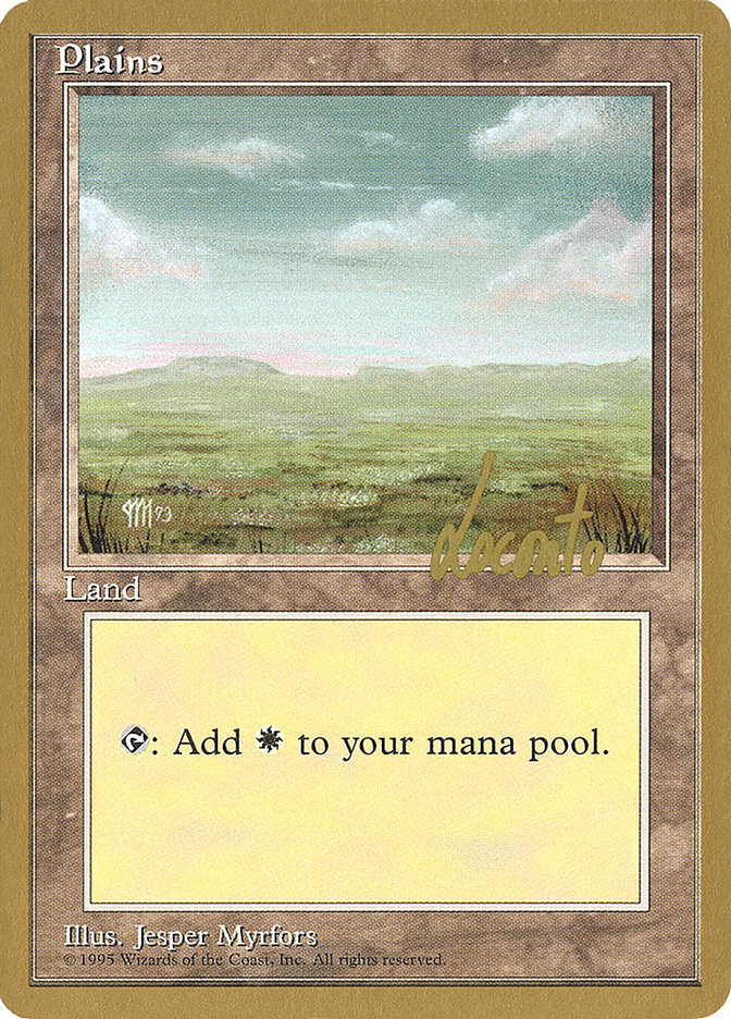 Plains (ml364) (Michael Loconto) [Pro Tour Collector Set] | I Want That Stuff Brandon