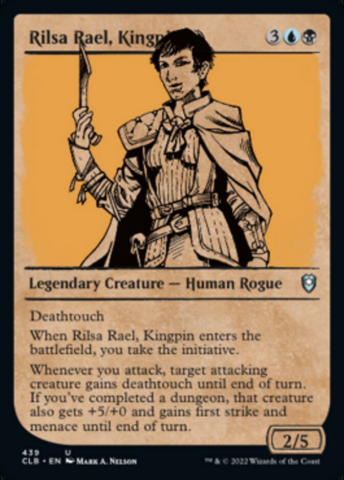 Rilsa Rael, Kingpin (Showcase) [Commander Legends: Battle for Baldur's Gate] | I Want That Stuff Brandon