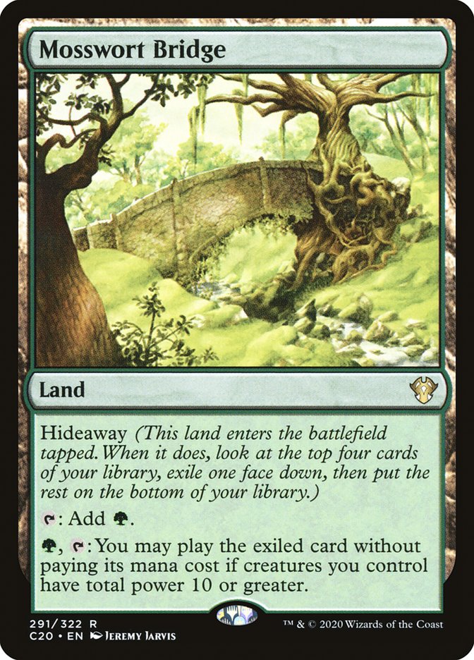 Mosswort Bridge [Commander 2020] | I Want That Stuff Brandon