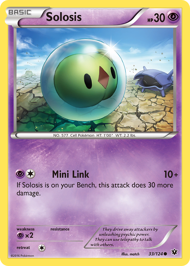 Solosis (33/124) [XY: Fates Collide] | I Want That Stuff Brandon