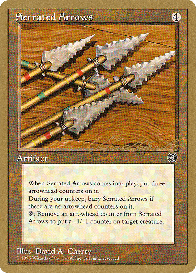 Serrated Arrows (Leon Lindback) [Pro Tour Collector Set] | I Want That Stuff Brandon