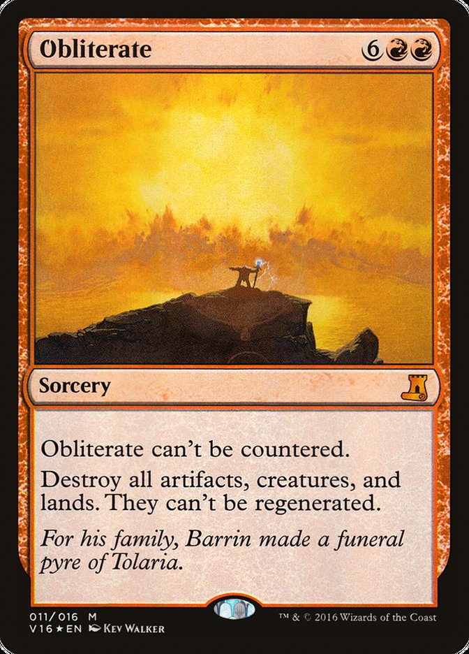 Obliterate [From the Vault: Lore] | I Want That Stuff Brandon
