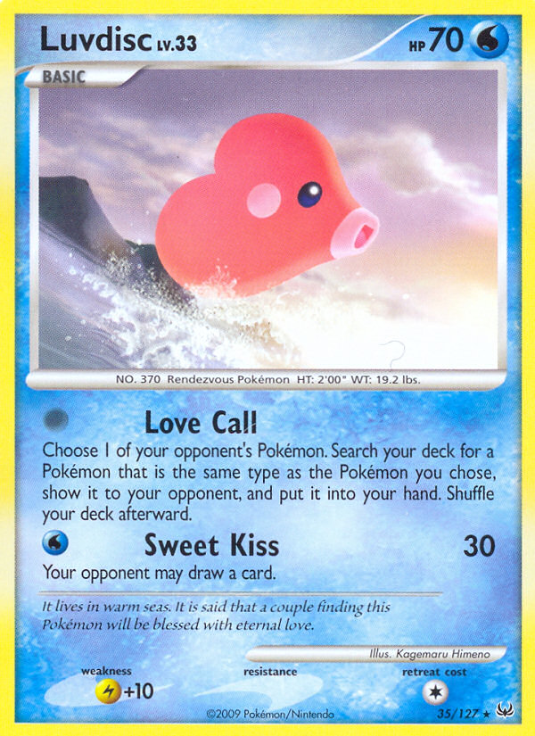 Luvdisc (35/127) [Platinum: Base Set] | I Want That Stuff Brandon
