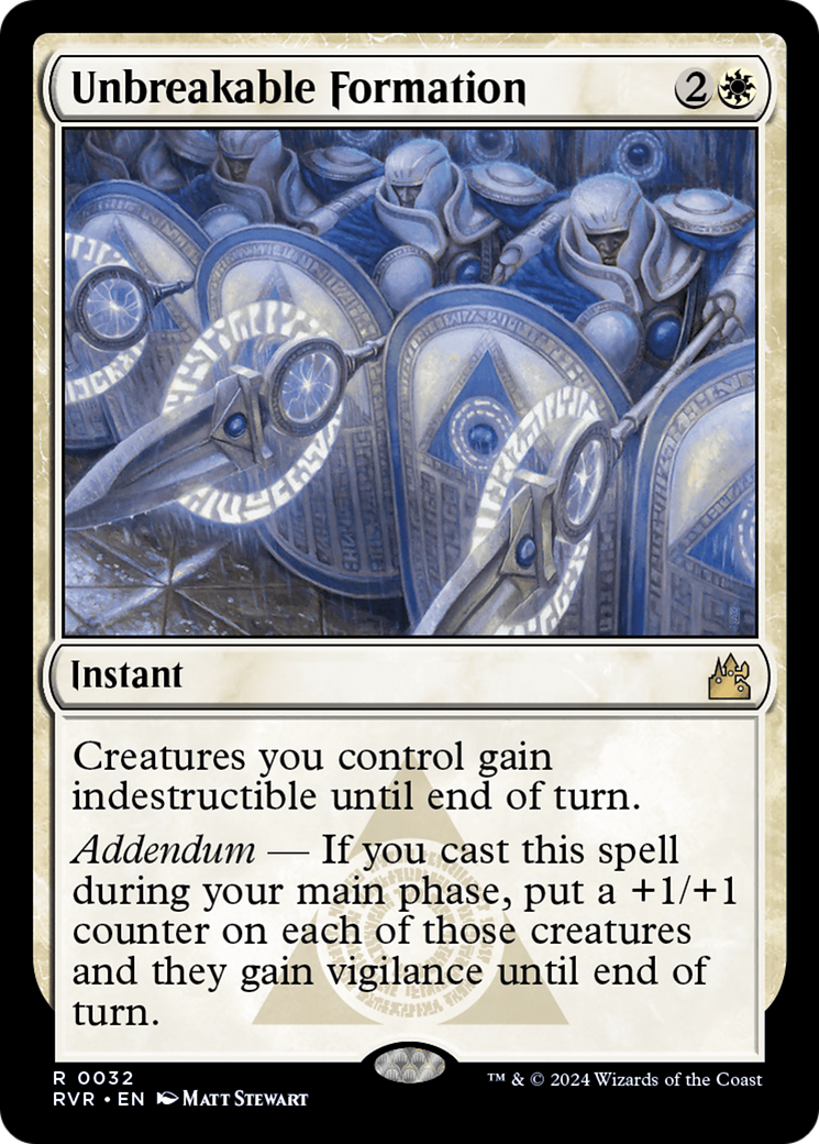 Unbreakable Formation [Ravnica Remastered] | I Want That Stuff Brandon