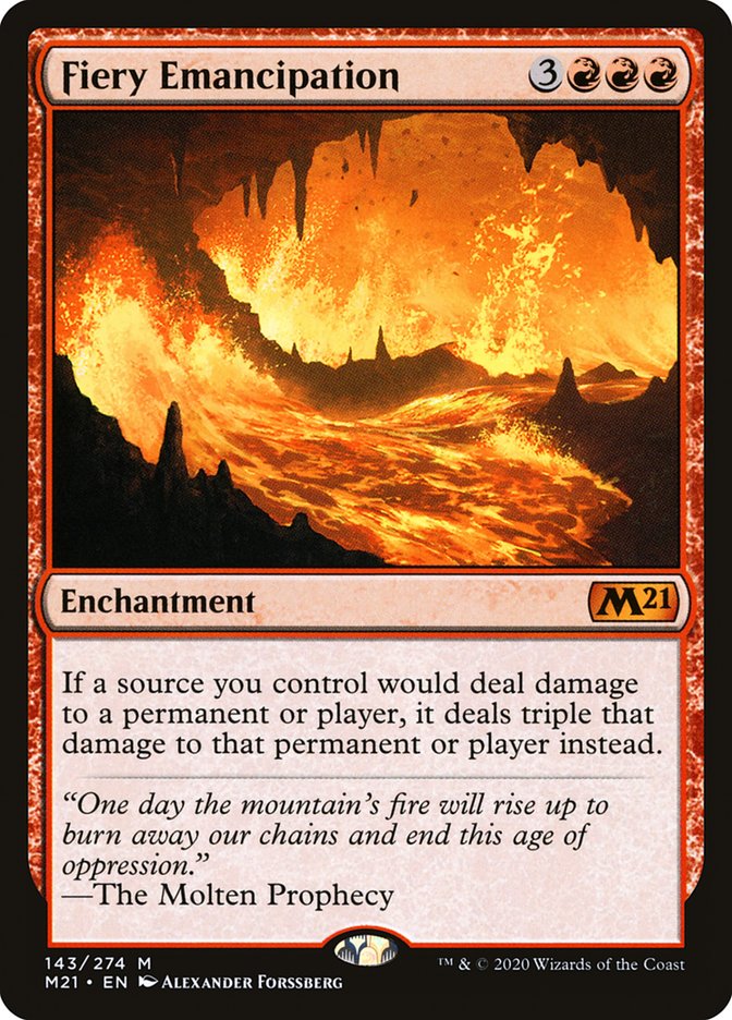 Fiery Emancipation [Core Set 2021] | I Want That Stuff Brandon