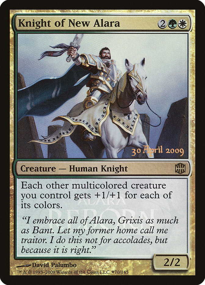 Knight of New Alara (Launch) [Alara Reborn Promos] | I Want That Stuff Brandon