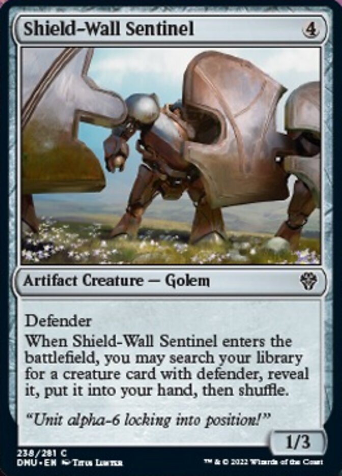 Shield-Wall Sentinel [Dominaria United] | I Want That Stuff Brandon