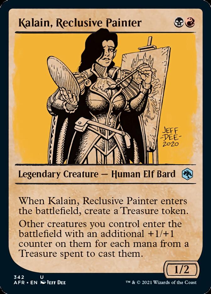 Kalain, Reclusive Painter (Showcase) [Dungeons & Dragons: Adventures in the Forgotten Realms] | I Want That Stuff Brandon