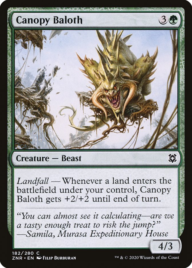 Canopy Baloth [Zendikar Rising] | I Want That Stuff Brandon