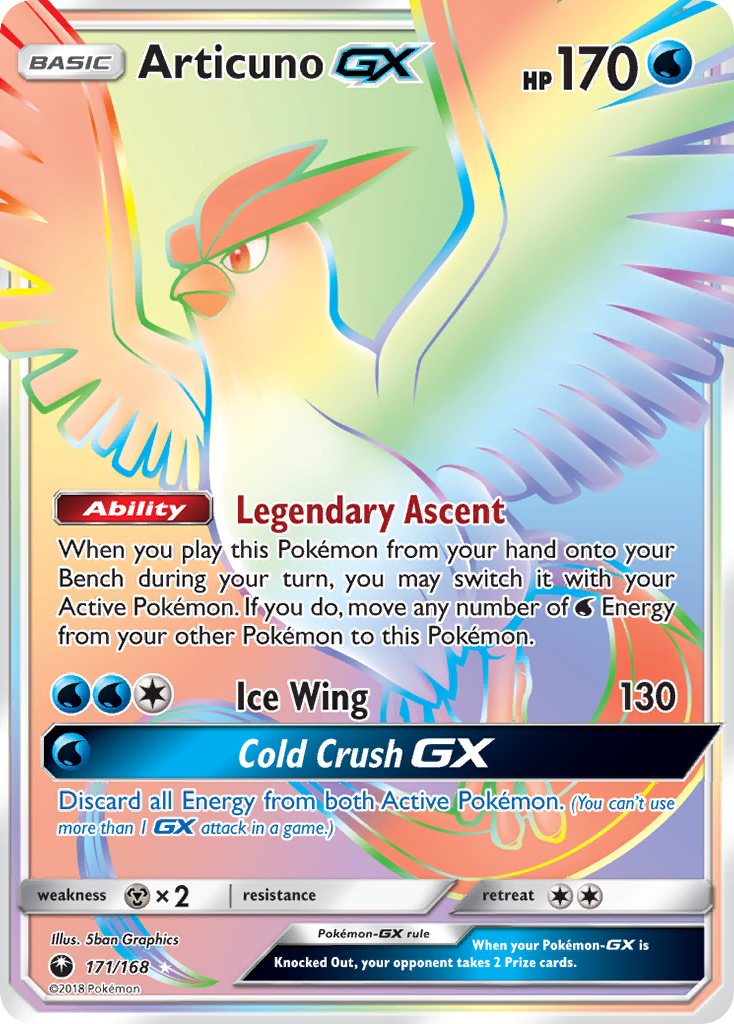 Articuno GX (171/168) [Sun & Moon: Celestial Storm] | I Want That Stuff Brandon