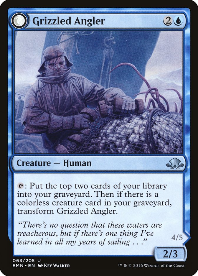 Grizzled Angler // Grisly Anglerfish [Eldritch Moon] | I Want That Stuff Brandon