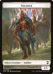 Bird (001) // Soldier Double-Sided Token [Kaldheim Commander Tokens] | I Want That Stuff Brandon