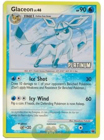Glaceon (20/100) [Burger King Promos: 2009 Collection] | I Want That Stuff Brandon
