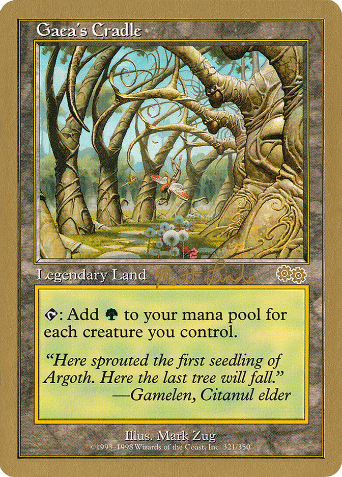 Gaea's Cradle (Matt Linde) [World Championship Decks 1999] | I Want That Stuff Brandon