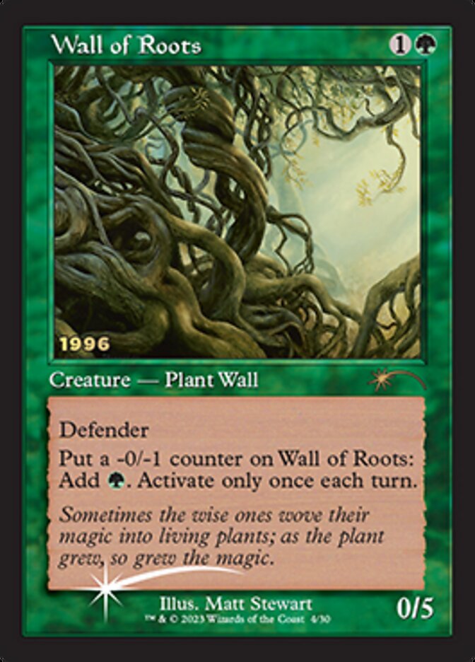 Wall of Roots [30th Anniversary Promos] | I Want That Stuff Brandon