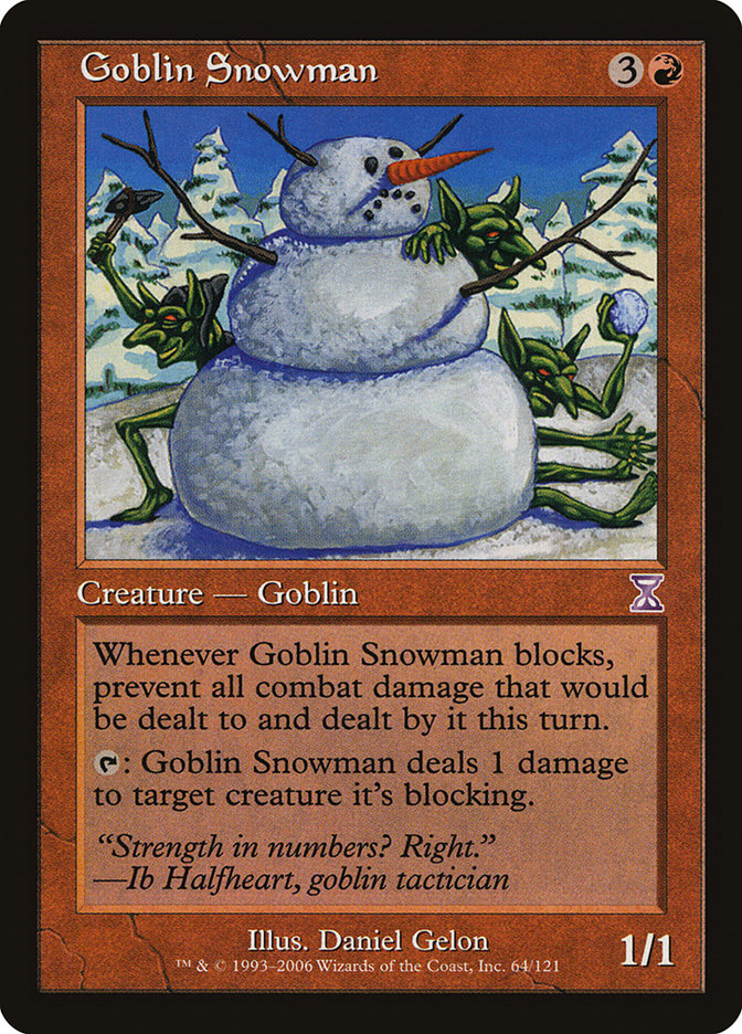 Goblin Snowman [Time Spiral Timeshifted] | I Want That Stuff Brandon