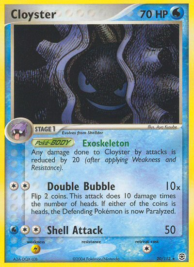 Cloyster (20/112) [EX: FireRed & LeafGreen] | I Want That Stuff Brandon