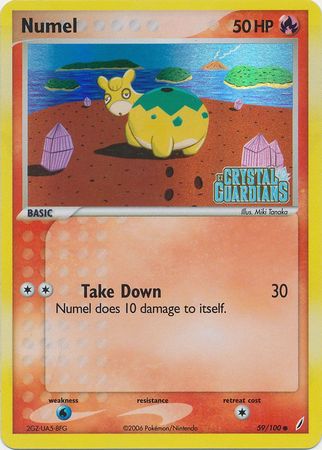 Numel (59/100) (Stamped) [EX: Crystal Guardians] | I Want That Stuff Brandon