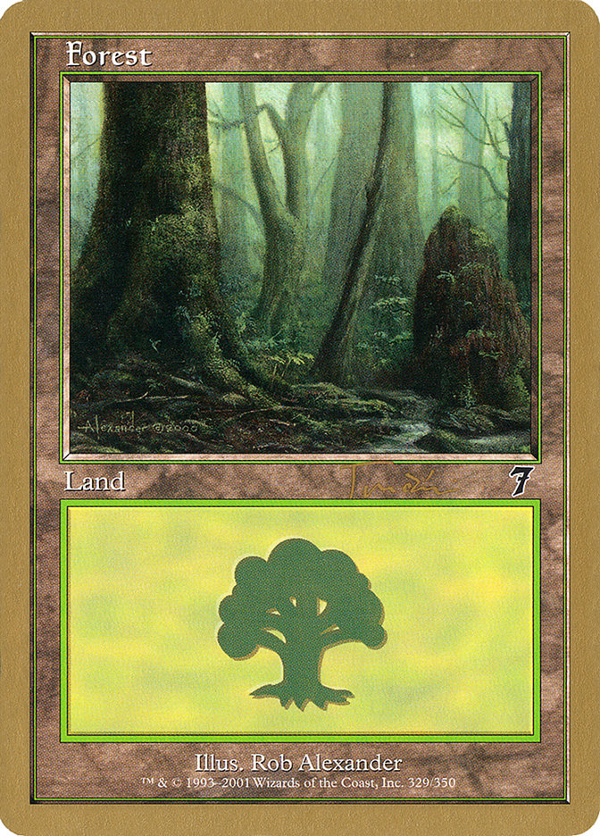 Forest (jt329) (Jan Tomcani) [World Championship Decks 2001] | I Want That Stuff Brandon