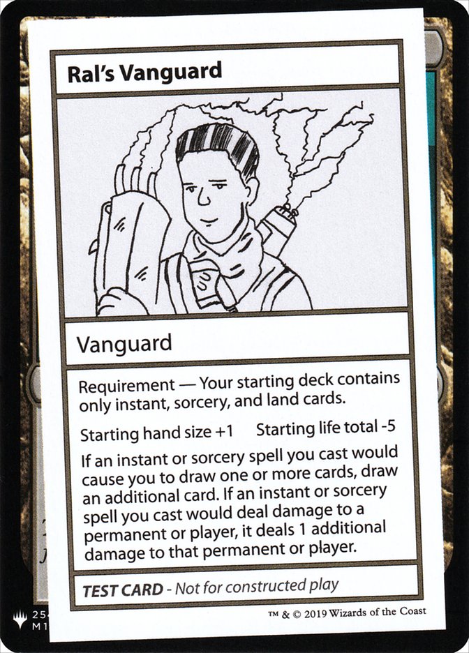 Ral's Vanguard [Mystery Booster Playtest Cards] | I Want That Stuff Brandon