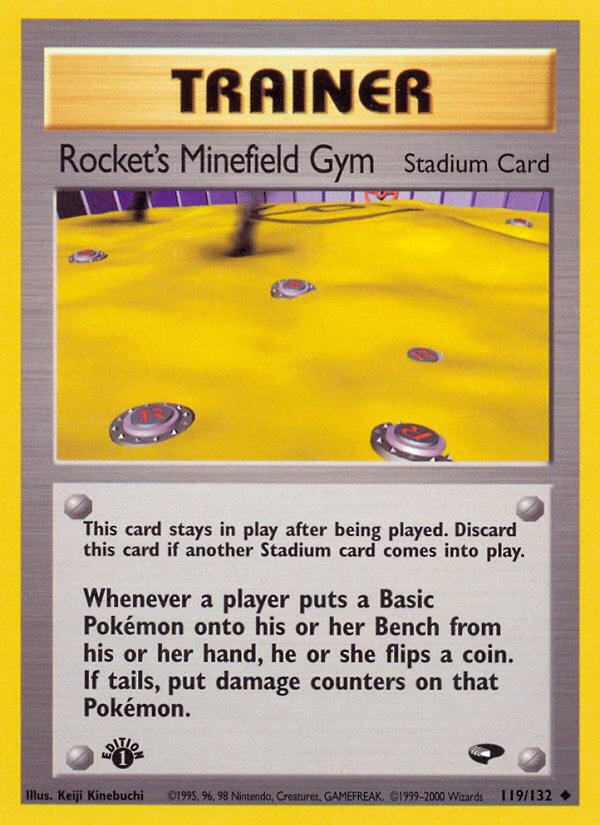 Rocket's Minefield Gym (119/132) [Gym Challenge 1st Edition] | I Want That Stuff Brandon