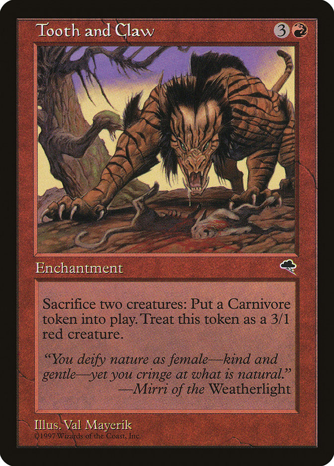 Tooth and Claw [Tempest] | I Want That Stuff Brandon