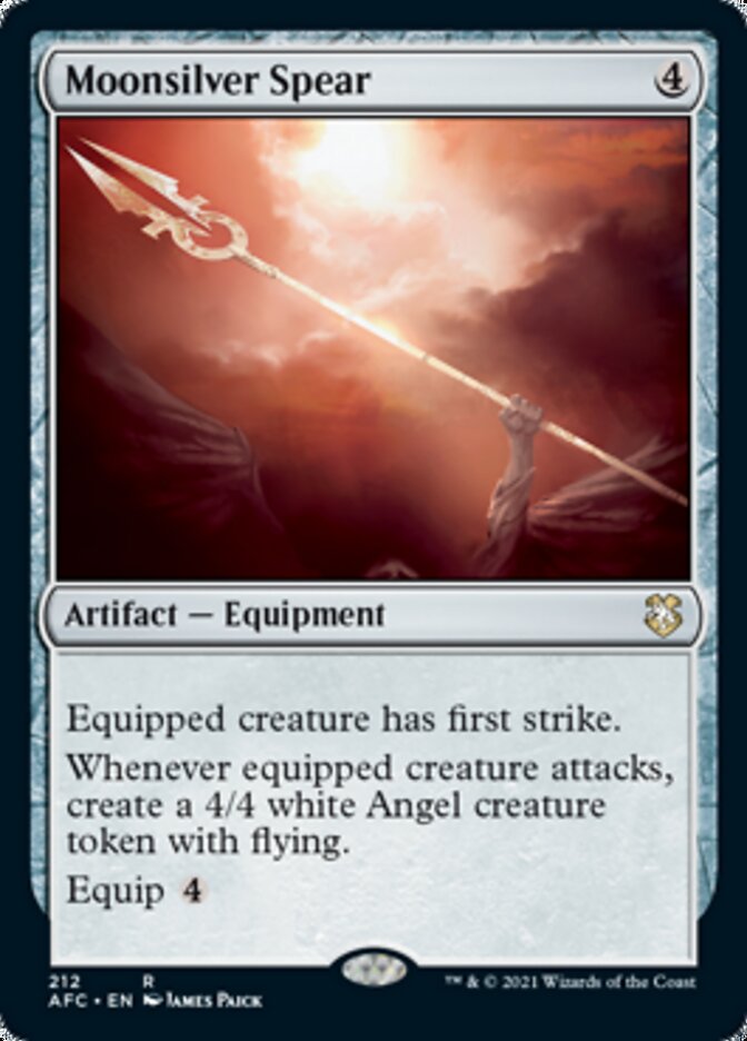 Moonsilver Spear [Dungeons & Dragons: Adventures in the Forgotten Realms Commander] | I Want That Stuff Brandon