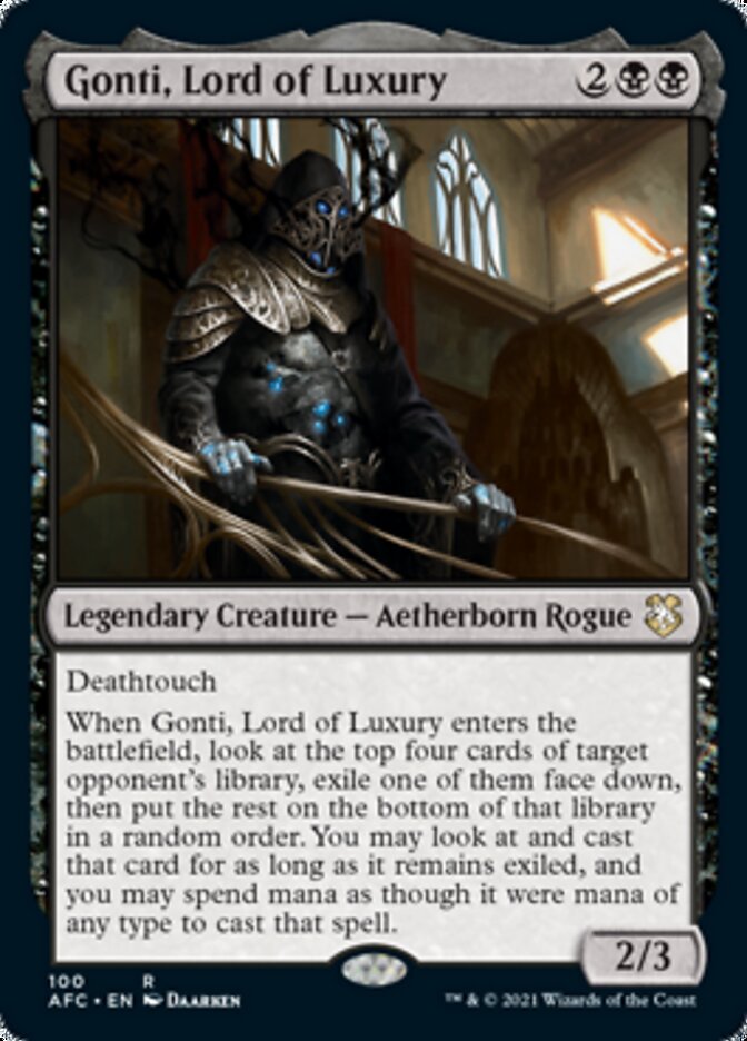 Gonti, Lord of Luxury [Dungeons & Dragons: Adventures in the Forgotten Realms Commander] | I Want That Stuff Brandon