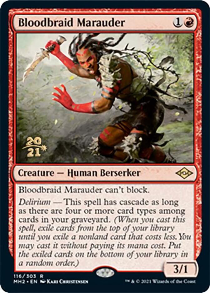 Bloodbraid Marauder [Modern Horizons 2 Prerelease Promos] | I Want That Stuff Brandon