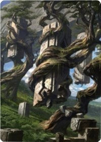 Forest 2 Art Card [Zendikar Rising Art Series] | I Want That Stuff Brandon