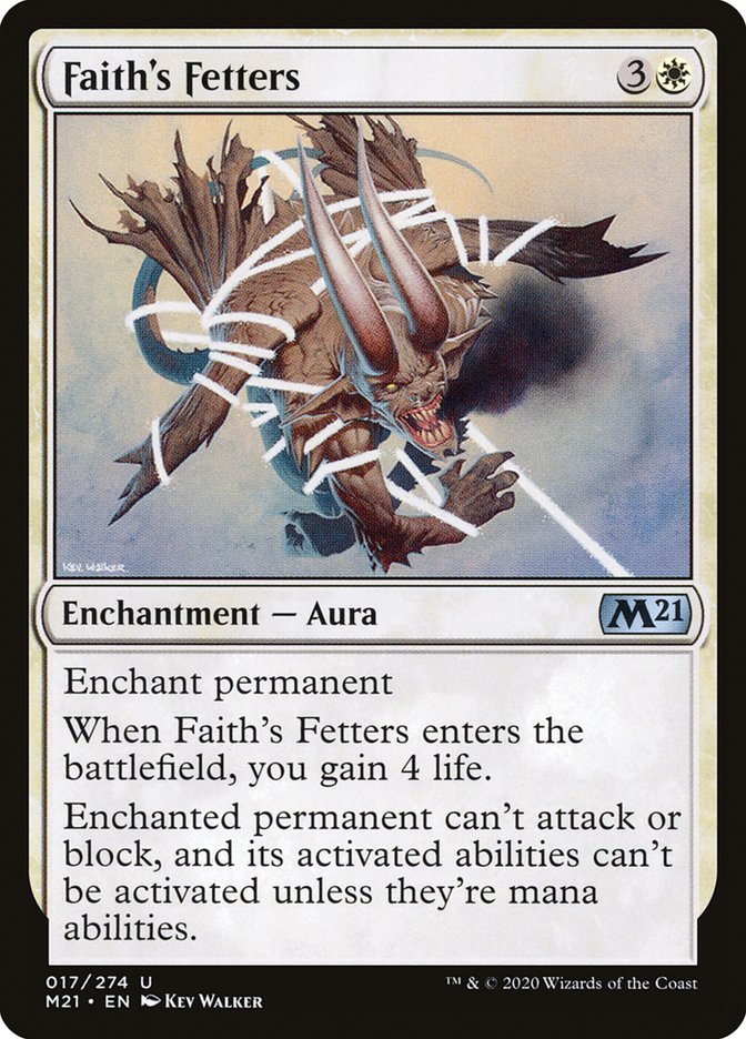 Faith's Fetters [Core Set 2021] | I Want That Stuff Brandon