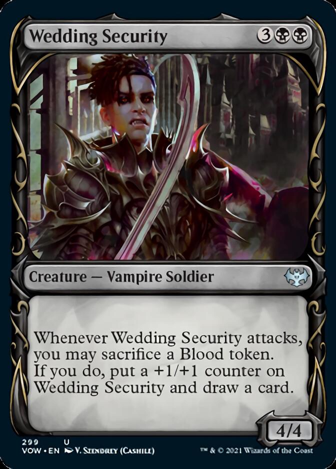 Wedding Security (Showcase Fang Frame) [Innistrad: Crimson Vow] | I Want That Stuff Brandon