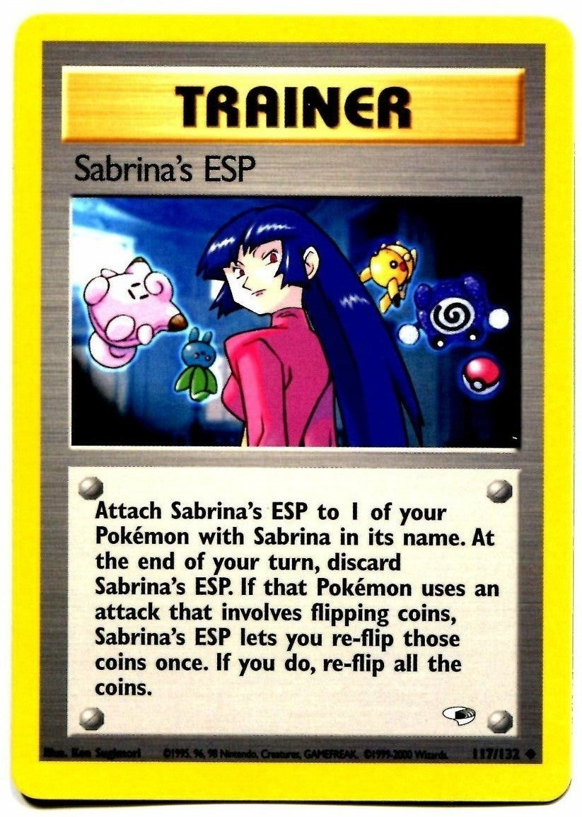 Sabrina's ESP (117/132) [Gym Heroes Unlimited] | I Want That Stuff Brandon