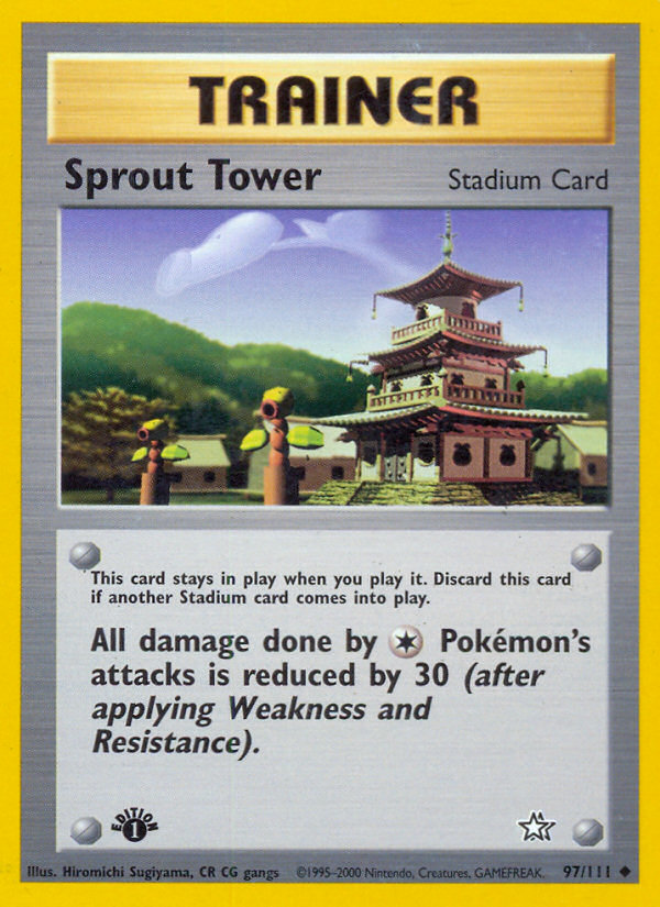 Sprout Tower (97/111) [Neo Genesis 1st Edition] | I Want That Stuff Brandon