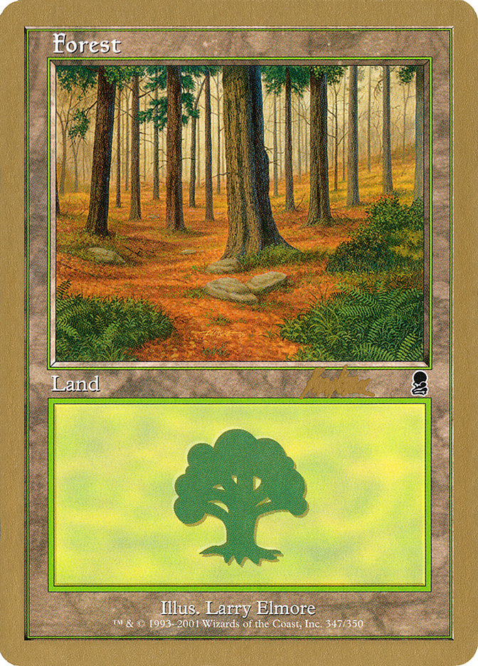 Forest (bk347) (Brian Kibler) [World Championship Decks 2002] | I Want That Stuff Brandon