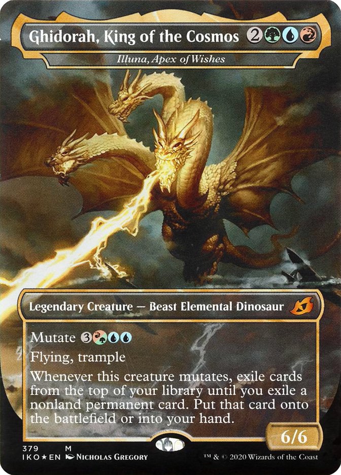 Illuna, Apex of Wishes - Ghidorah, King of the Cosmos (Godzilla Series) [Ikoria: Lair of Behemoths] | I Want That Stuff Brandon